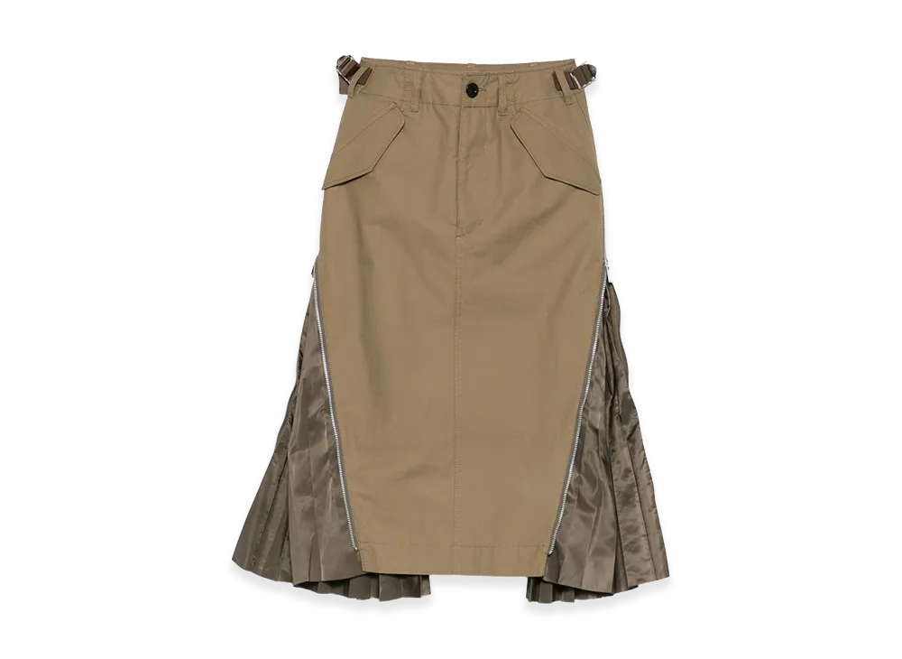 sacai Women's Skirt "Beige/Khaki"