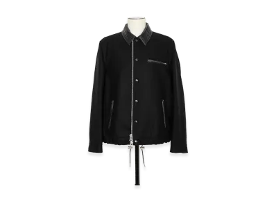 sacai Wool Melton Blouson "Black"