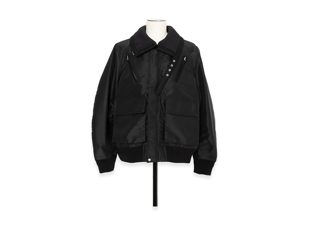 sacai Nylon Twill Blouson "Black"