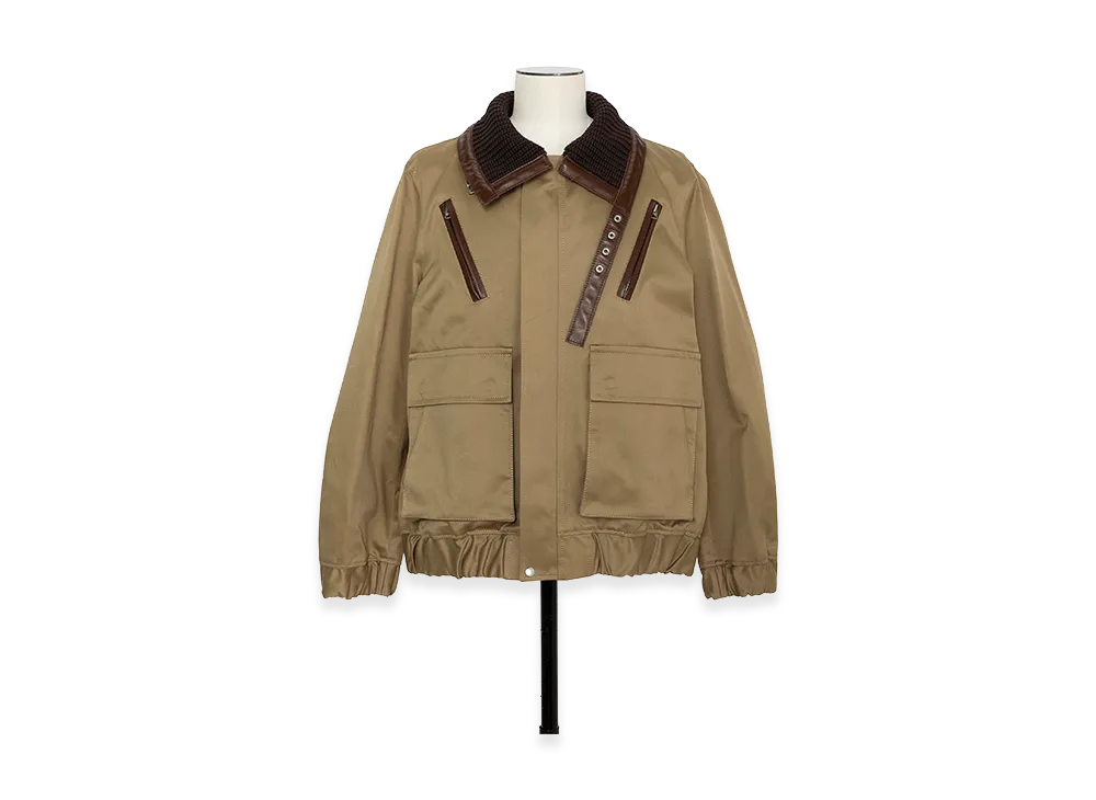 sacai Cotton Chino Blouson "Beige"