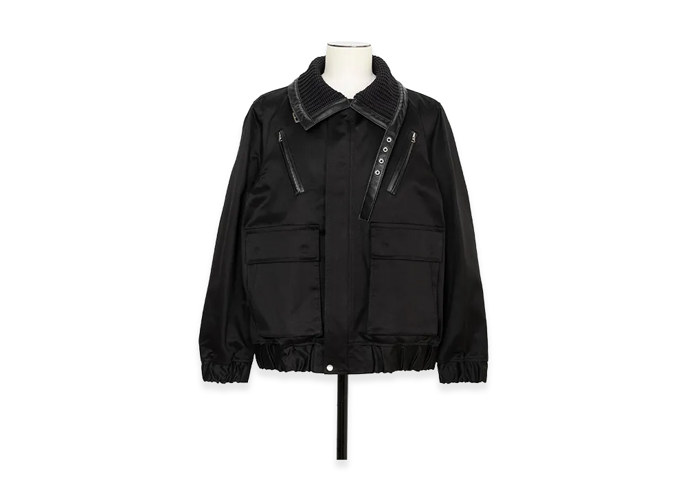 sacai Cotton Chino Blouson "Black"