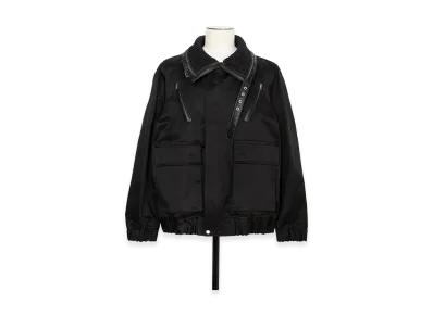 sacai Cotton Chino Blouson "Black"