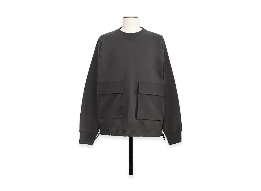 sacai Cotton Jersey Pullover "Gray"