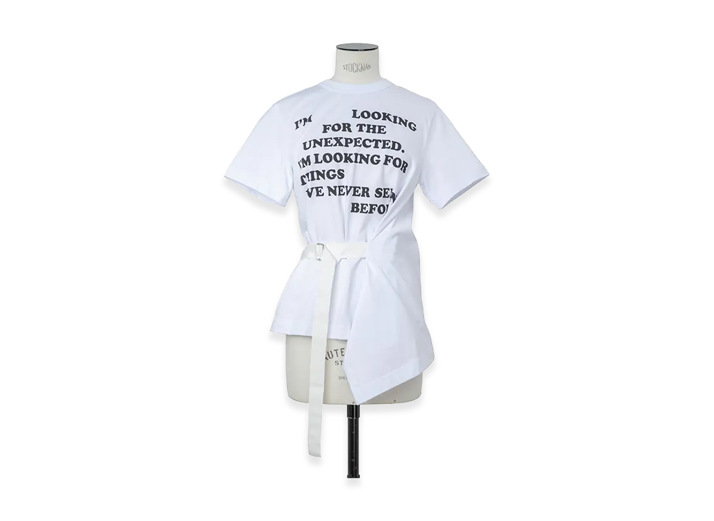 sacai Women's Graphic Print T-Shirt "White"