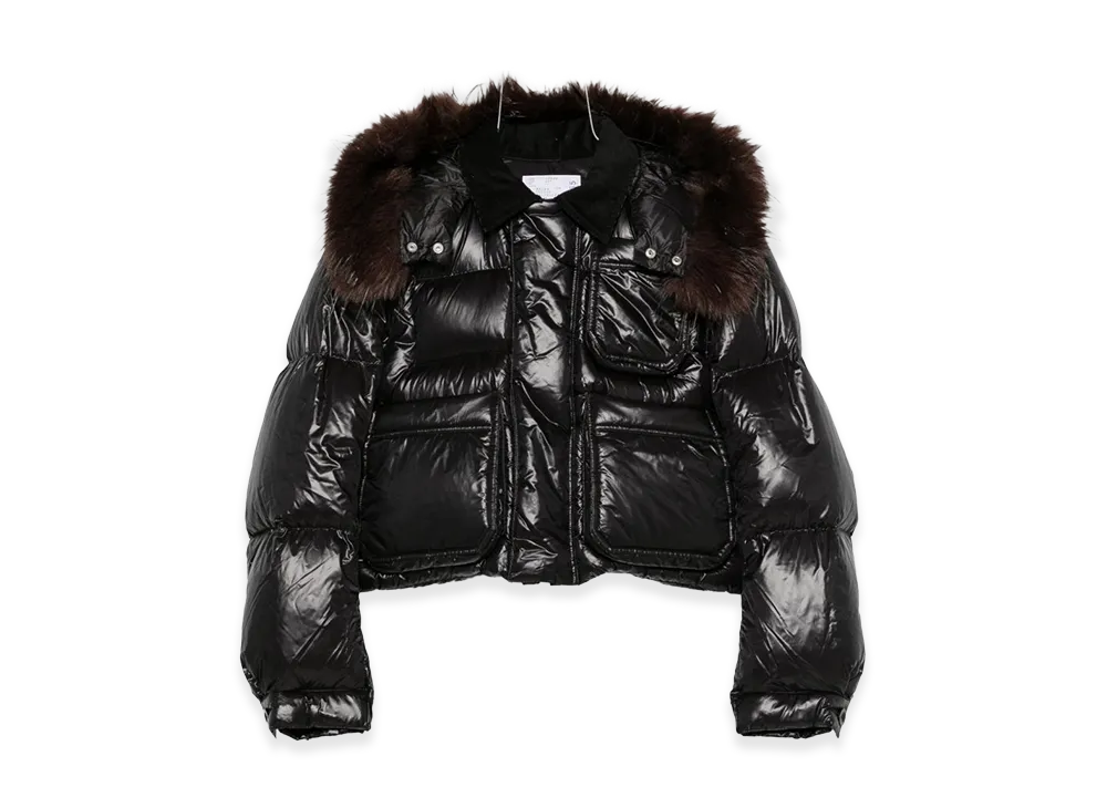 sacai Women's Coats "Black"