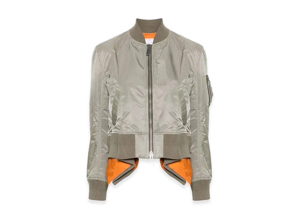 sacai Women's Jackets Kaki "Green"