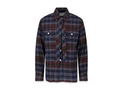 sacai Shirts "Brown/Navy"