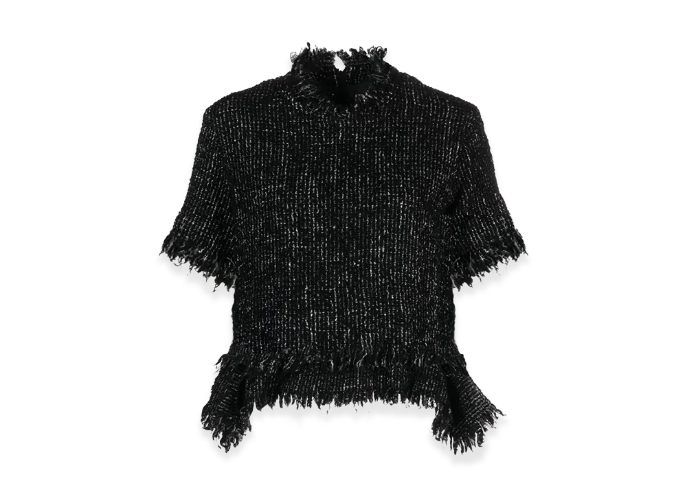 sacai Women's T-Shirts "Black"