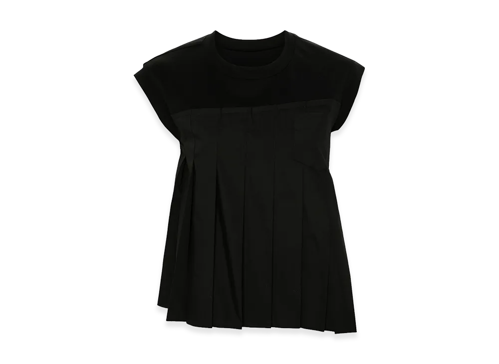 sacai Women's T-Shirts "Black"