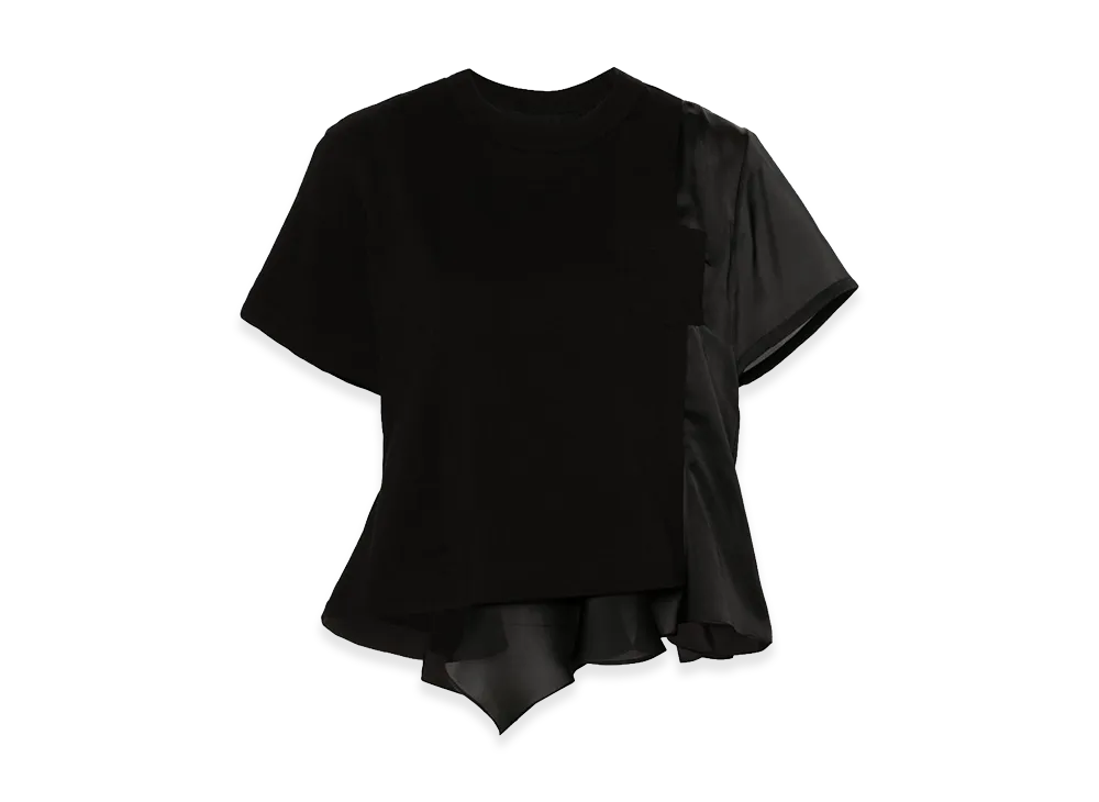 sacai Women's T-Shirts "Black"