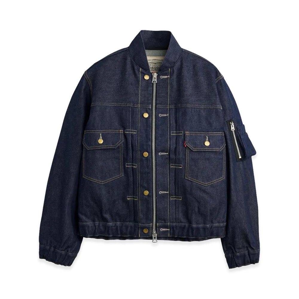 sacai x Levi's Men's Blouson Jacket "Indigo"