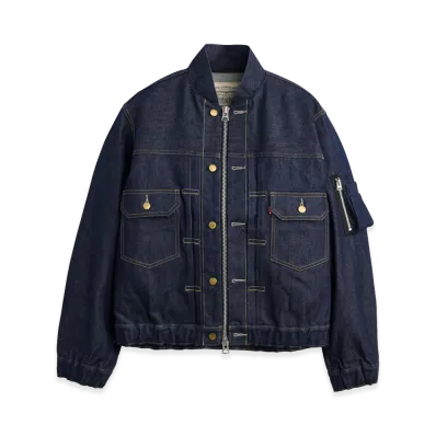 sacai x Levi's Men's Blouson Jacket "Indigo"