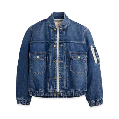 sacai x Levi's Men's Blouson Jacket "Blue"