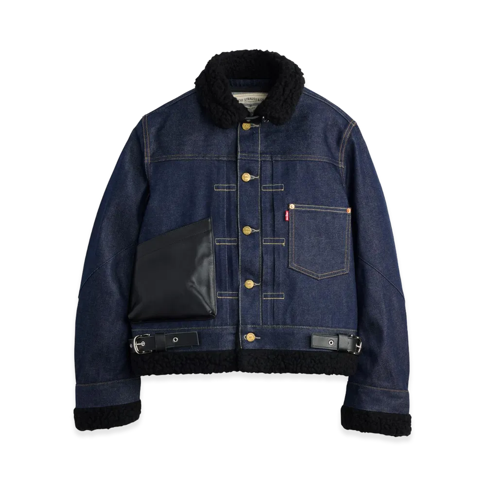 sacai x Levi's Women's Sherpa Jacket "Indigo"