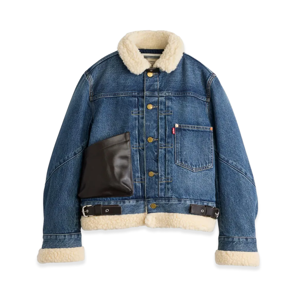 sacai x Levi's Women's Sherpa Jacket "Blue"