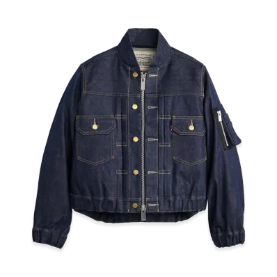 sacai x Levi's Women's Blouson Jacket "Indigo"