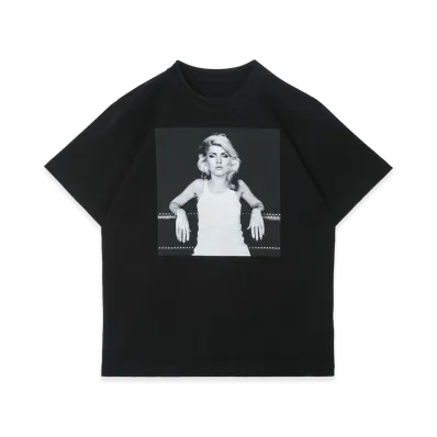 sacai Deborah Harry portrait by Robert Mapplethorpe T-shirts "Black"