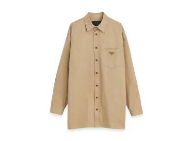 PRADA Gabardine Shirt "Kaki"