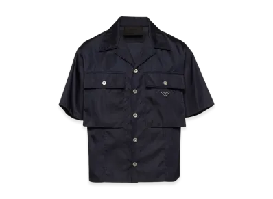PRADA Short Sleeve Re-Nylon Shirt "Blue"