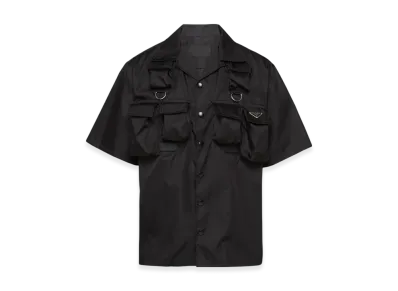 PRADA Short Sleeved Re-Nylon Shirt "Black"