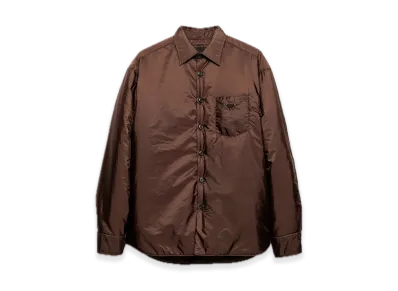 PRADA Light Re-Nylon Shirt "Dark Brown"