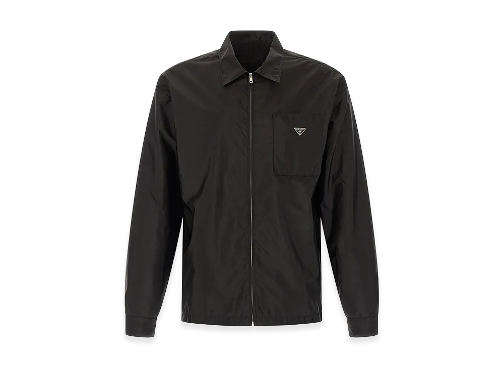 PRADA Re-Nylon Feather Shirt "Black"