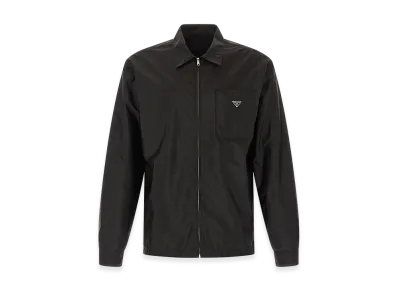PRADA Re-Nylon Feather Shirt "Black"
