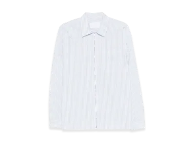 PRADA Shirts White "Light Blue"