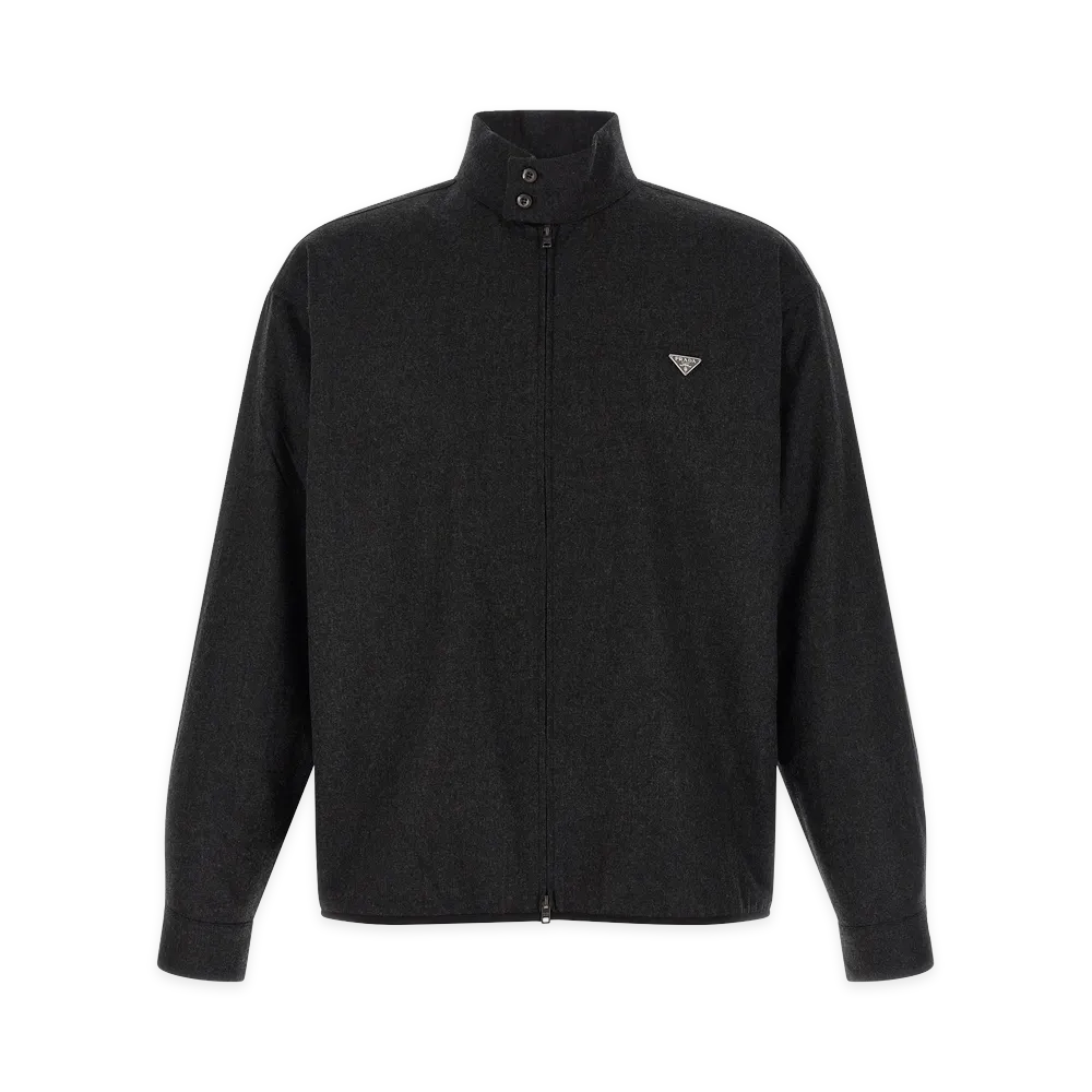 PRADA Wool Shirt "Gray"