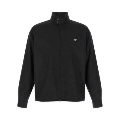 PRADA Wool Shirt "Gray"