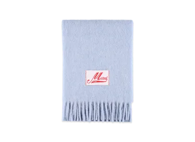 MARNI Women's Brushed Alpaca Scarf In "Light Blue"