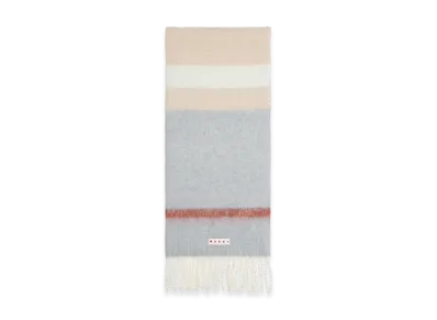 MARNI Women's Mohair And Alpaca Scarf "Grey"