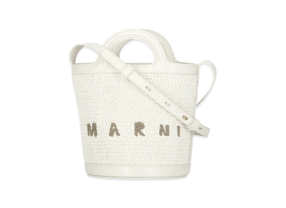 MARNI Women's 'Tropicalia' Small Bucket Bag "White"