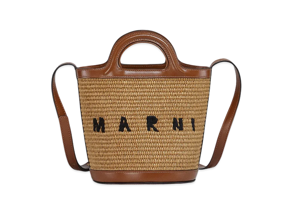 MARNI Tropicalia Basket Bag Small "Siena"