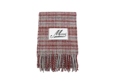 MARNI Scarfs "Red/Grey"