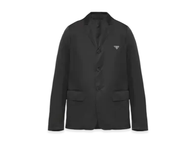 PRADA Re-Nylon Single Breasted Jacket "Black"