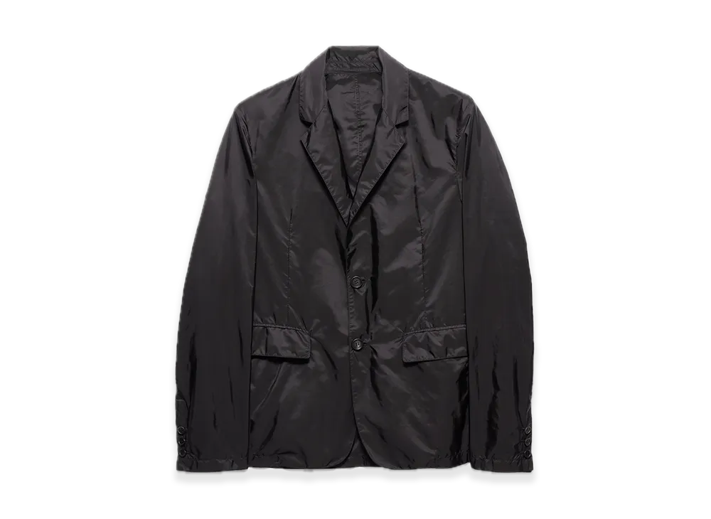 PRADA Single-Breasted Re-Nylon Jacket "Black"