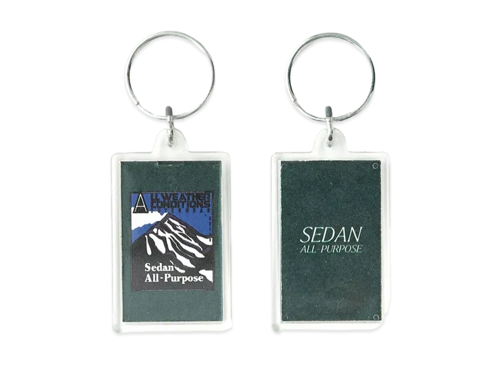 SEDAN ALL-PURPOSE OG Logo Key Tag "Green"