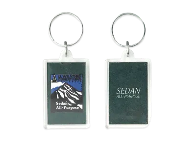 SEDAN ALL-PURPOSE OG Logo Key Tag "Green"