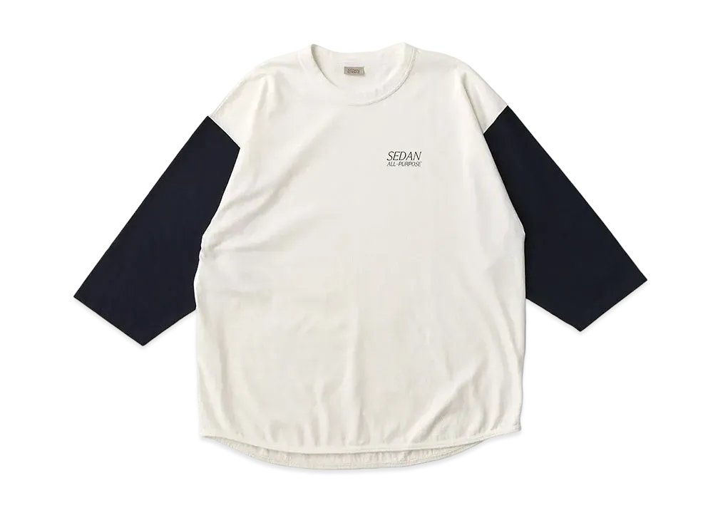 SEDAN ALL-PURPOSE OG Logo Baseball Tee "Off/Navy"