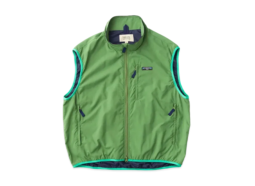 SEDAN ALL-PURPOSE Full Zip Packable Vest "Green"