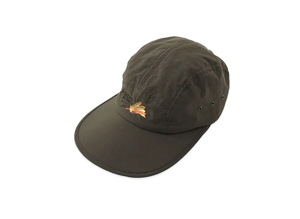 SEDAN ALL-PURPOSE Fly Logo Fishing Cap "Dark Brown"