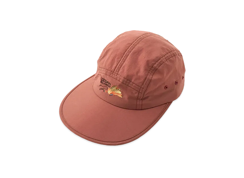 SEDAN ALL-PURPOSE Fly Logo Fishing Cap "Rose Brown"