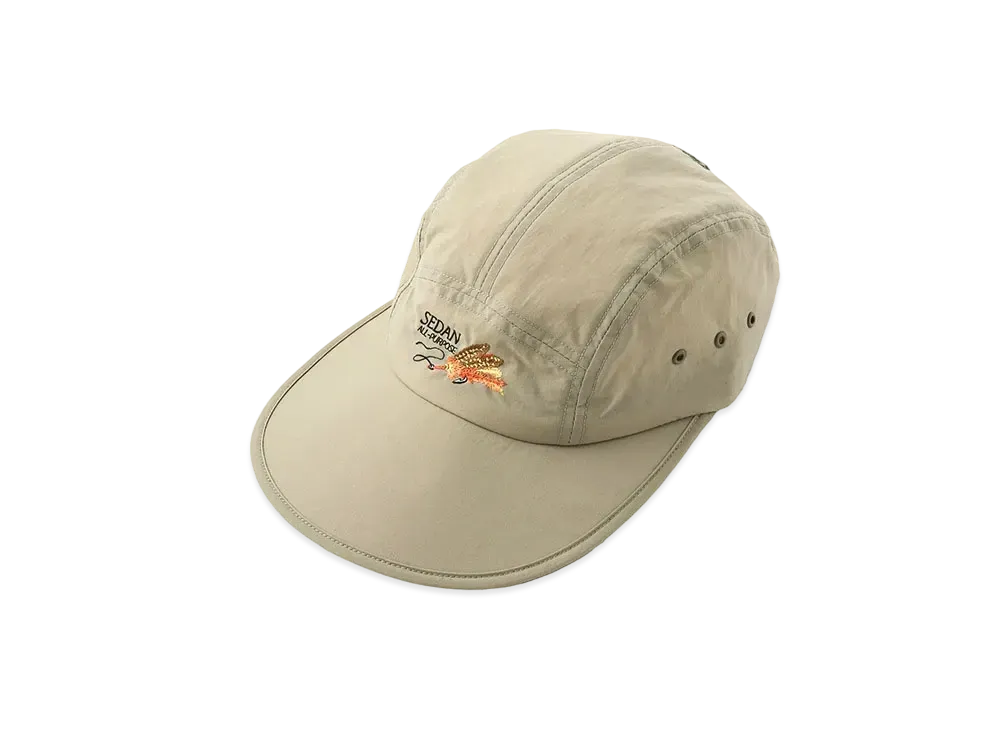 SEDAN ALL-PURPOSE Fly Logo Fishing Cap "Sand Khaki"