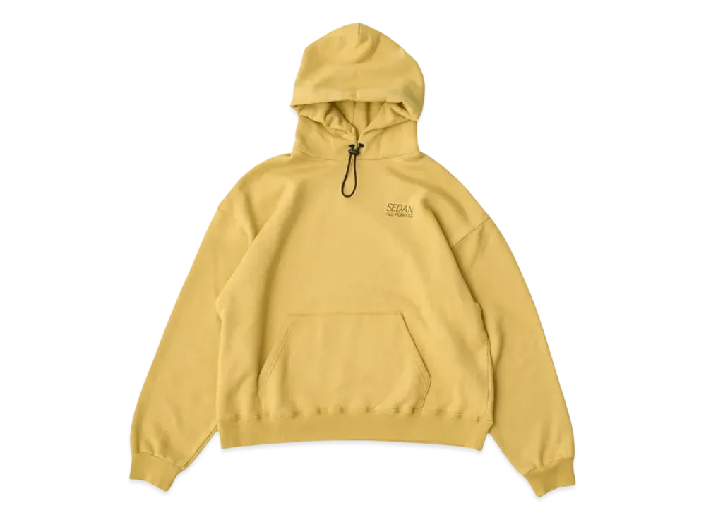 SEDAN ALL-PURPOSE OG Logo Elastic Cord Hoodie "Lime"