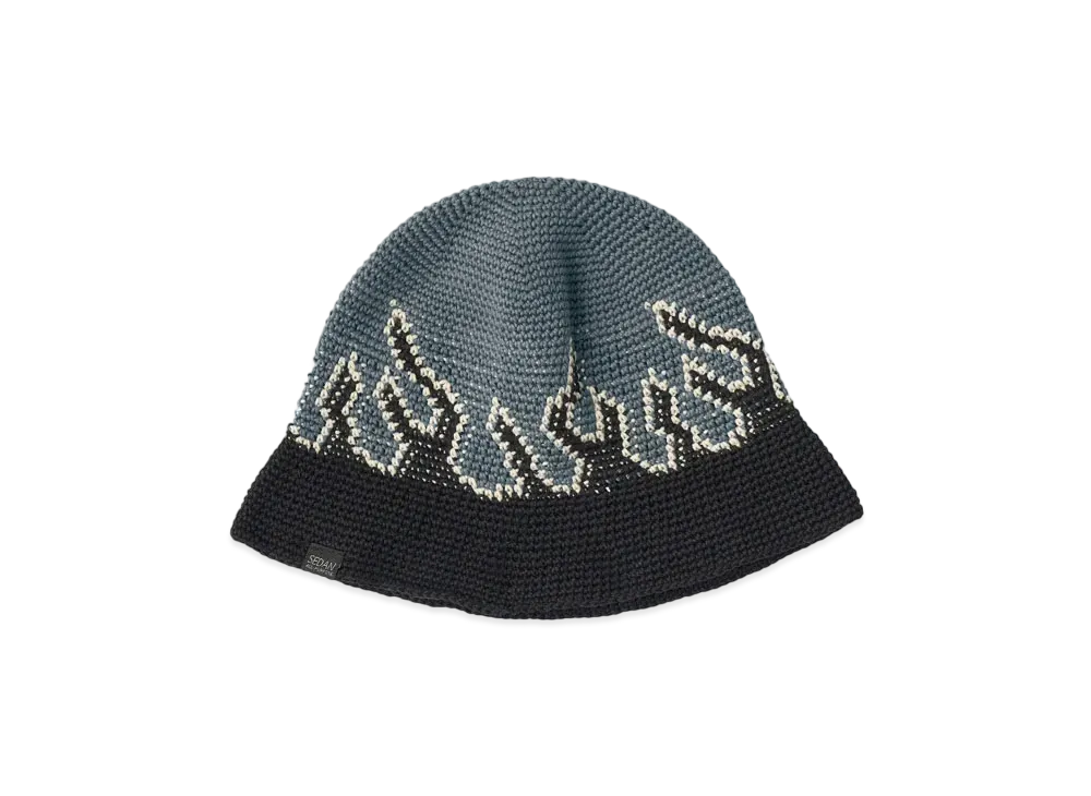 SEDAN ALL-PURPOSE Hand Knit Flame Bucket "Slate"