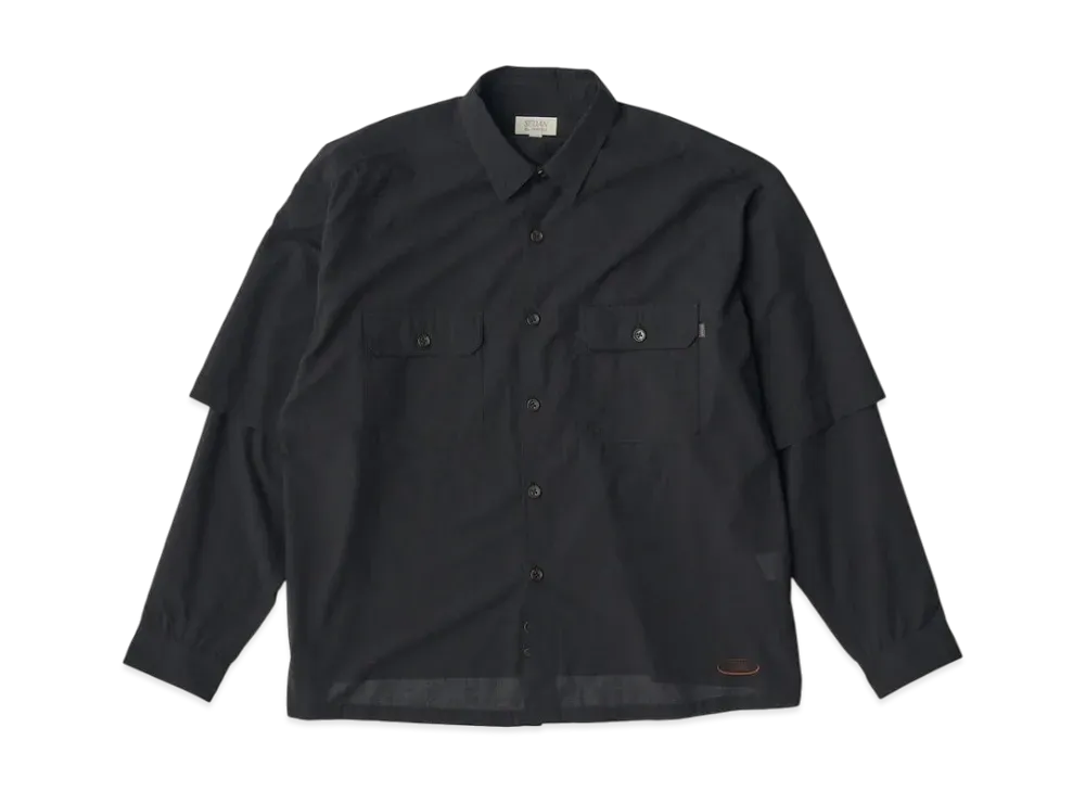 SEDAN ALL-PURPOSE Convertible Work Shirt "Black"