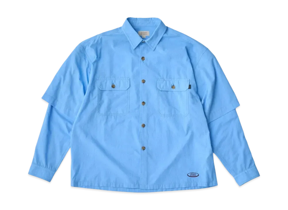 SEDAN ALL-PURPOSE Convertible Work Shirt "Blue"