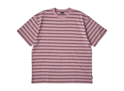 SEDAN ALL-PURPOSE x 7th Delivery Jacquard Striped S/S Tee "Pink"