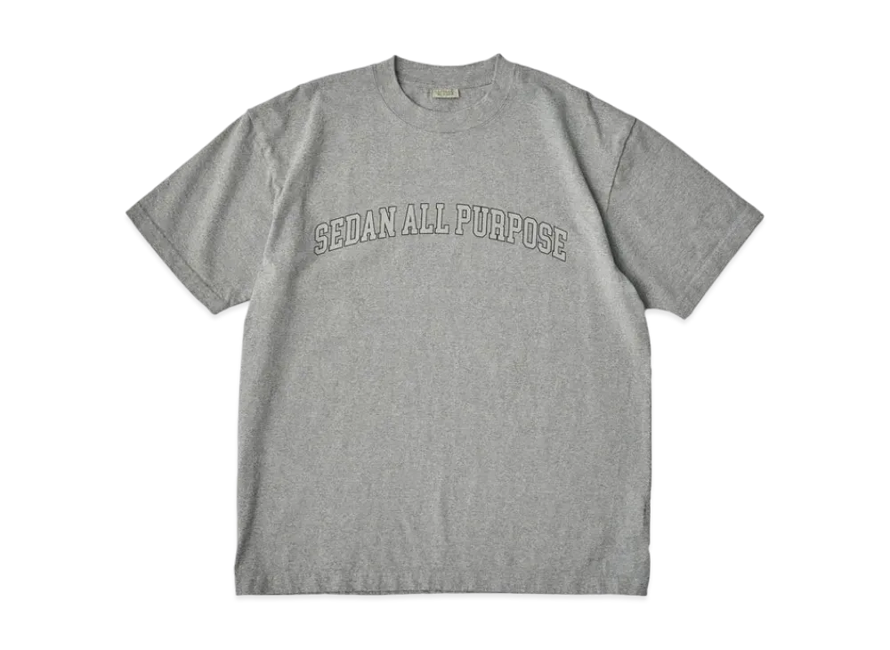 SEDAN ALL-PURPOSE x 7th Delivery Arch Logo S/S Tee "Oxford Grey"